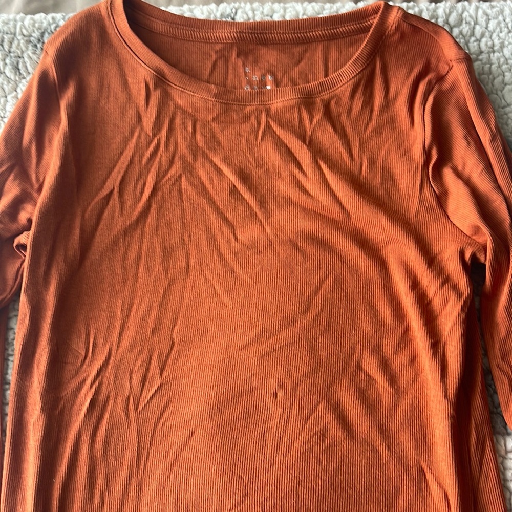 A New Day orange long sleeve
